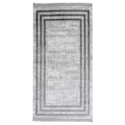 Dywan z połyskiem antracyt KASHMIR 80x150 cm