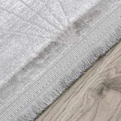 Chodniki|Dywany Z Krótkim Włosiem| Dywan z połyskiem szary KASHMIR 80x150 cm
