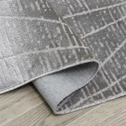 Chodniki|Dywany Z Krótkim Włosiem| Dywan z połyskiem szary KASHMIR 80x150 cm