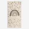 Dywany Dziecięce|Dywany|inny Dywan z tęczą ciemny kremowy CLUDI 80x150 cm