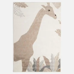 Dzieci inny Dywan z żyrafą kremowy STEP 120x170 cm