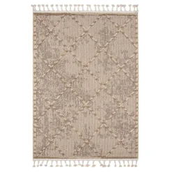 Dywan zewnętrzny beżowe romby BOUCLE 160x230 cm