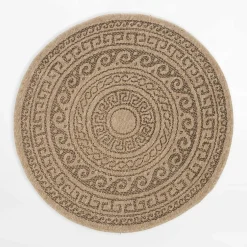 inny Dywan zewnętrzny COMILLA, ornament, beżowo-czarny, 120 cm