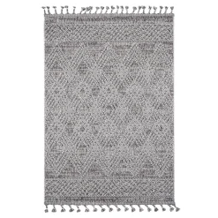 Dywany Z Krótkim Włosiem| Dywan zewnętrzny karo szary BOUCLE 160x230 cm
