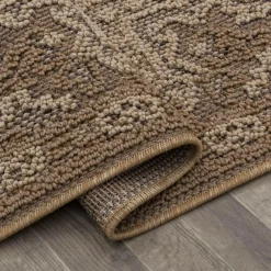 Dywany Zewnętrzne|Dywany Zewnętrzne| Dywan zewnętrzny rozeta beż BOUCLE 160x230 cm