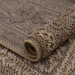 Dywan zewnętrzny rozeta beż BOUCLE 80x150 cm