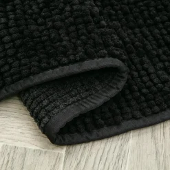 Dywaniki Łazienkowe|Dywaniki Łazienkowe| Dywanik łazienkowy czarny TOLEDO 50x80 cm