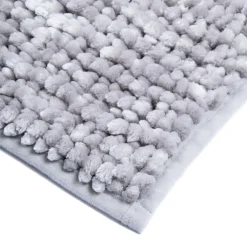 Dywanik łazienkowy jasnoszary CHENILLE 50x80 cm