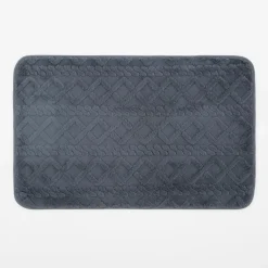 inny Dywanik łazienkowy NORDIC, ciemnoszary, 50x80 cm