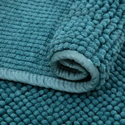 Dywanik łazienkowy turkusowy TOLEDO 50x80 cm