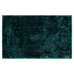 Dywanik łazienkowy zielony CHENILLE 50x80 cm