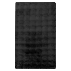 Dywany Rabbit|Dywany Shaggy| Dywanik czarny MODESTO 60x100 cm