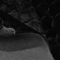 Dywany Shaggy|Dywany Rabbit| Dywanik czarny SENTEZ RABBIT 60x100 cm, mix