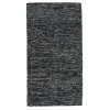 Chodniki|Dywany Z Krótkim Włosiem| Dywanik do przedpokoju czarno-szary LUND 80x150 cm