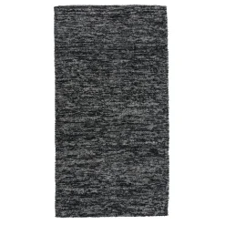 Chodniki|Dywany Z Krótkim Włosiem| Dywanik do przedpokoju czarno-szary LUND 80x150 cm