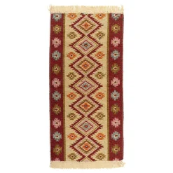 Dywanik dwustronny ALBORG BORDO ROMBY 60x120 cm