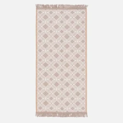 Dywaniki|inny Dywanik geometryczny beżowy ALBORG 50x80 cm