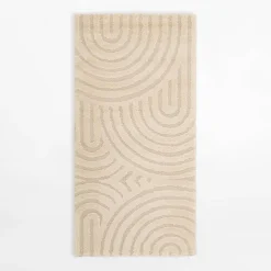 Dywaniki|inny Dywanik geometryczny INSPIRATION, biało-beżowy, 60x120 cm