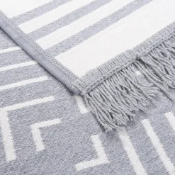 inny Dywanik geometryczny szary ALBORG 50x80 cm