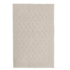 Dywaniki| Dywanik geometryczny w romby kremowy OSLO 50x80 cm