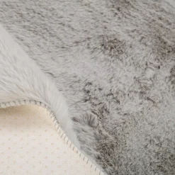 Dzieci inny Dywanik jasnoszary RABBIT FUTRZAK 60x90 cm