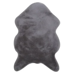 Dywaniki| Dywanik jasnoszary sztuczne futro FUTRZAK 60x90 cm