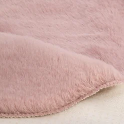 Dzieci inny Dywanik różowy RABBIT FUTRZAK 60x90 cm