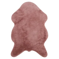Dywaniki| Dywanik różowy sztuczne futro FUTRZAK 60x90 cm