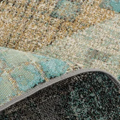 Dywaniki|Dywany Zewnętrzne|inny Dywanik szaro-turkusowy PATCHWORK MALTA 60x100 cm