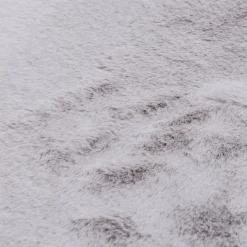 Dzieci Dywanik szary kwiatek NEBBIA 60x60 cm