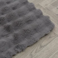 Dywany Rabbit|Dywany Shaggy| Dywanik szary MODESTO 60x100 cm