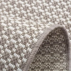 Dywaniki|Dywany Zewnętrzne|inny Dywanik w kratę PIATTO, kremowo-szary, 60x90 cm