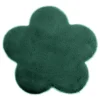 Dzieci Dywanik w kształcie kwiatka zielony NEBBIA 60x60 cm