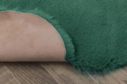 Dzieci Dywanik w kształcie kwiatka zielony NEBBIA 60x60 cm