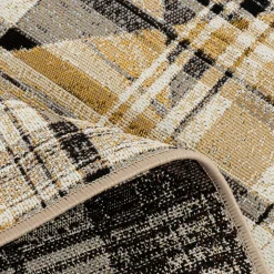 inny Dywanik w trójkąty szaro-żółty MALTA 60x100 cm