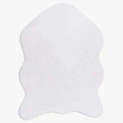 inny Dywanik ze sztucznego futra RABBIT, biały, 60x90 cm