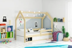 Łóżka|Łóżka Dziecięce|inny Łóżeczko dziecięce domek HAVEN 80x160 cm