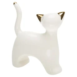 Figurki Dekoracyjne|inny Figurka dekoracyjna biała KOT 17,5 cm