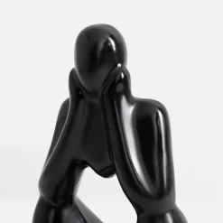 Figurki Dekoracyjne|inny Figurka dekoracyjna czarna MYŚLĄCY CZŁOWIEK 19 cm