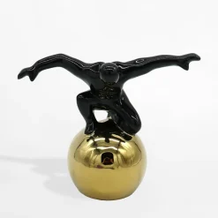 inny Figurka dekoracyjna czarno-złota 15,7 cm