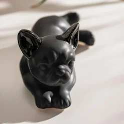 Figurki Dekoracyjne|inny Figurka dekoracyjna czarna PIES 10 cm