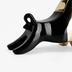 inny Figurka dekoracyjna czarno-złota BYK