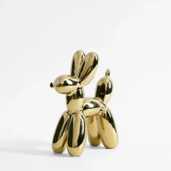 inny Figurka dekoracyjna PIES złoty