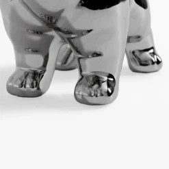 Figurki Dekoracyjne|inny Figurka dekoracyjna srebrna PIES 20 cm