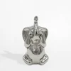 inny Figurka dekoracyjna srebrna SŁOŃ zakryte oczy 13,8 cm