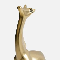 inny Figurka dekoracyjna ŻYRAFA złota