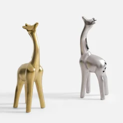 inny Figurka dekoracyjna ŻYRAFA złota