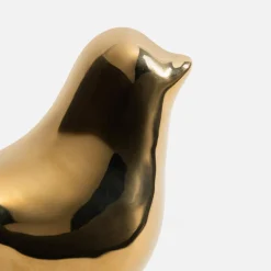 inny Figurka dekoracyjna złota PTAK 8 cm