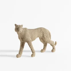 Figurka dekoracyjna złota PANTERA