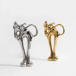 Figurki Dekoracyjne|inny Figurka dekoracyjna złota KOT 27,5 cm